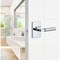 Sure-Loc Hardware Sure-Loc Hardware Levanto Passage Rosette, Polished Chrome, Smooth Grip in Polished Chrome LV101 26 GRIP-SM 26 - alternate 2